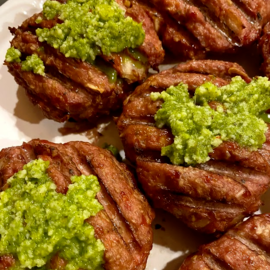 Apple Smoked Turkey Burger with Avocado Jalapeno Chutney
Smoked turkey tastes so astounding right off the bone, but making burgers is a delicious way to use turkey meat. Smoking the turkey burgers gives this recipe extra flavor, and the avocado jalapeno chutney provides the heat