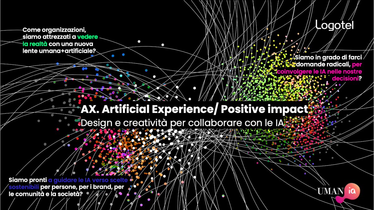 Logotel's tweet image. Siamo attrezzati a vedere la realtà con una nuova lente umana+artificiale?
Ne parla oggi a UMANIA by IULM Cristina Favini, Chief Design Officer Logotel.
linkedin.com/pulse/ax-artif…