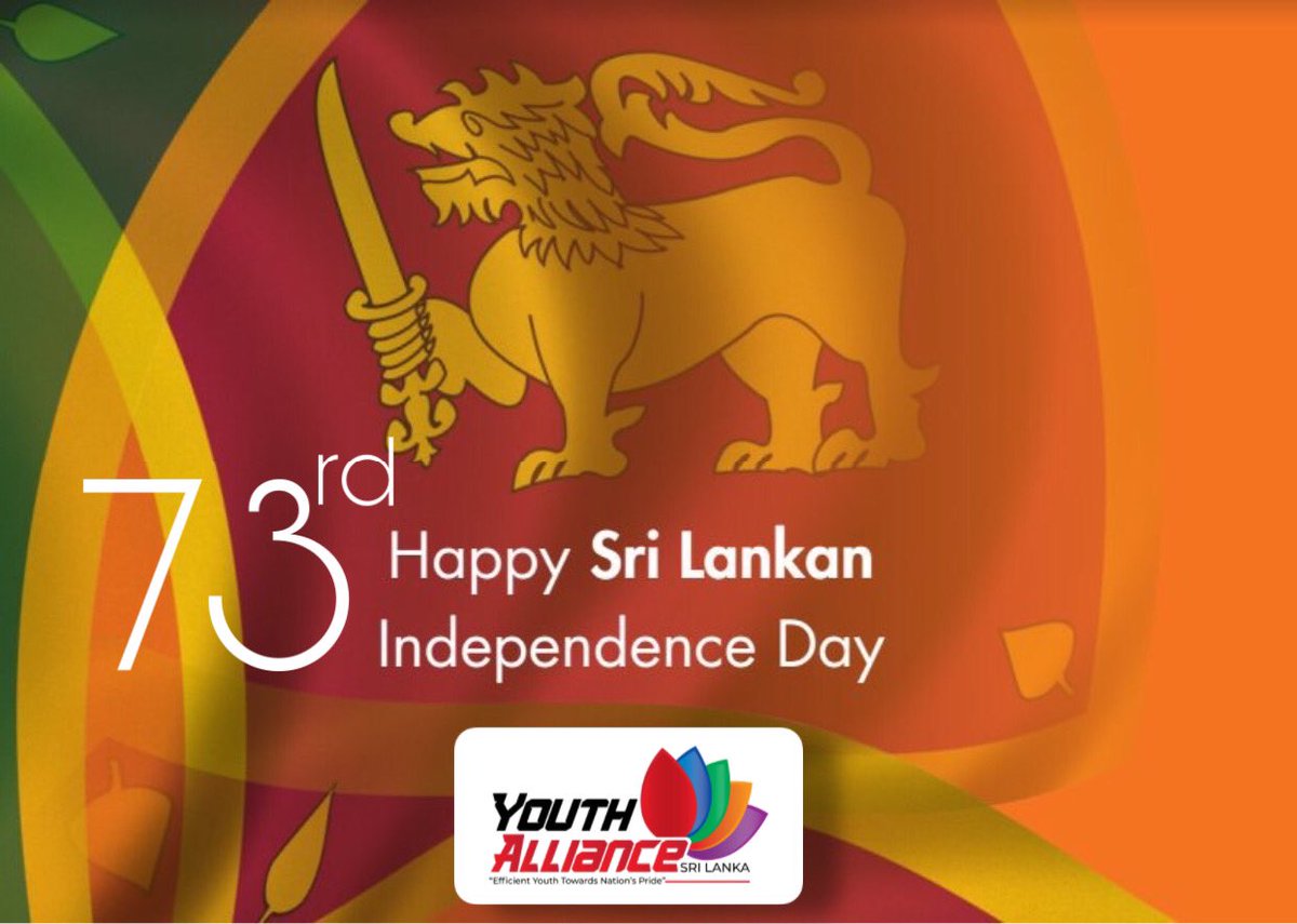 YASL_'s tweet photo. Wishing A Happy 73rd Independence Day to our Beautiful Nation! #YASL
#independenceDaySriLanka https://t.co/Gk0kUpDU1S