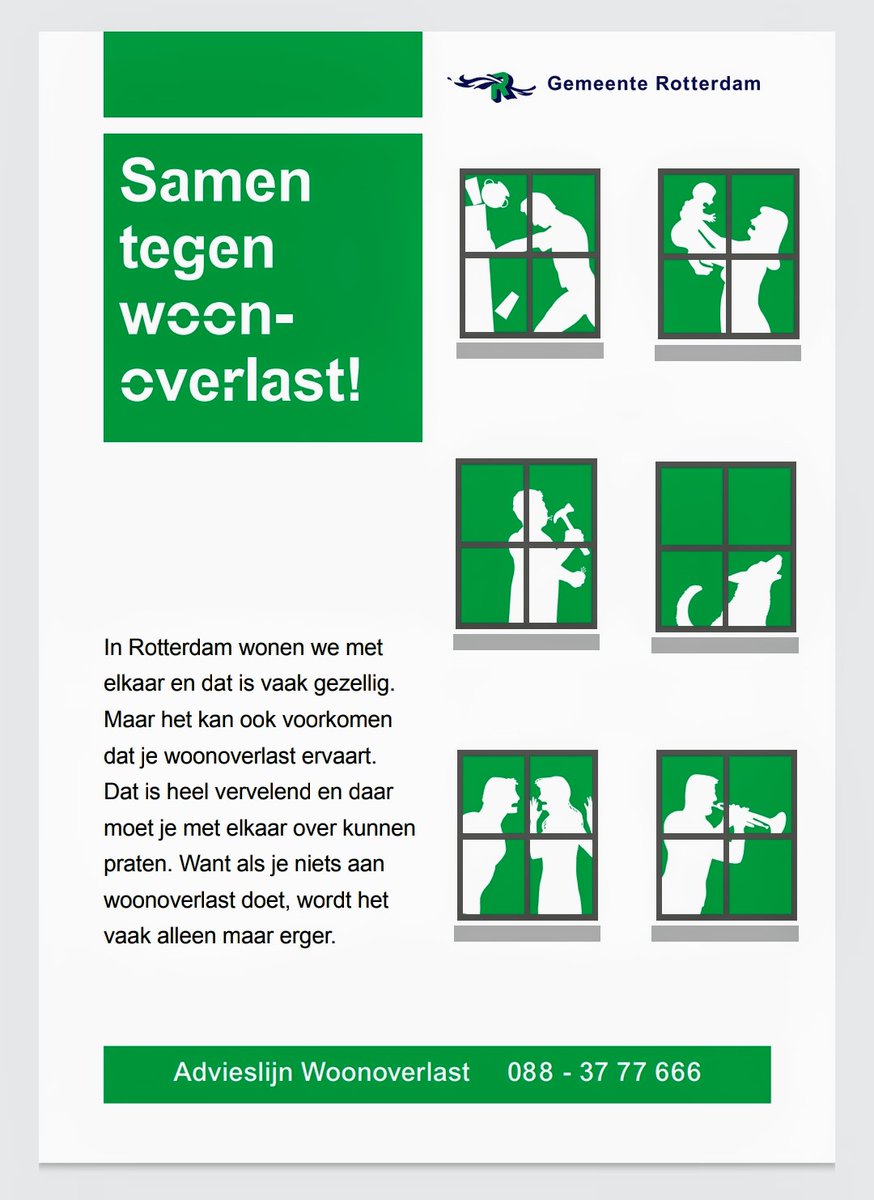 WA_DijkzigtNwWk's tweet photo. Wanneer u last heeft van #woonoverlast belt u met 088-3777666 https://t.co/NY6ACWjYeY