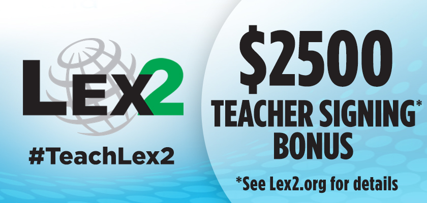 LexingtonTwo's tweet photo. Good morning @WinthropCOE @winthropu . Drop in @LexingtonTwo at today's (2/3) virtual Education Fair, 9am-12pm. Ask about our teaching opportunities and $2,500 signing bonus. #TeachLex2 #TeachSC #SCjobs #teachers #jobs #WeAreLex2 https://t.co/YOqZc0OwkE