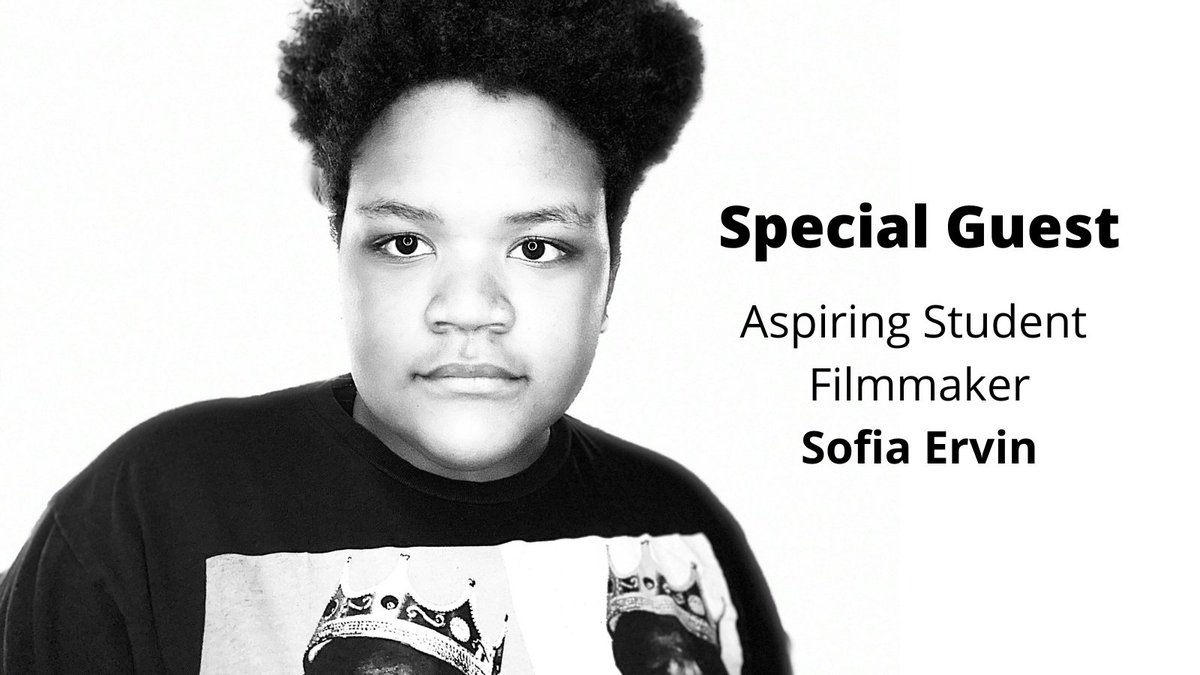 We are deeply honored to welcome aspiring filmmaker Sofia Ervin, student at San Diego Met High School, for the finale of our equity series. Sofia will share a 4-min short she made and discuss how being at a <a href="/bigpiclearning/">Big Picture Learning</a> school helped unleash her gifts. bit.ly/EquitySeriesRe…