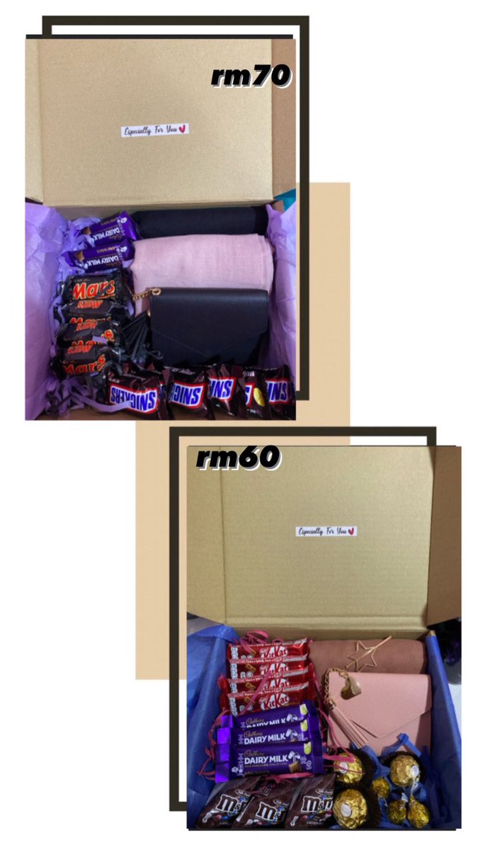 _UmiSyairah's tweet photo. Hi korang! Tengah cari suprise untuk kesayangan korang ke👀 Kami menyediakan suprise box harga budget korang 🥰 ada banyak set boleh pilih atau request nak letak apa kami bantu nak happykan kesayangan korang haa gituw🥰
https://t.co/odUCQJ3MaZ https://t.co/zoJRnvKY8x