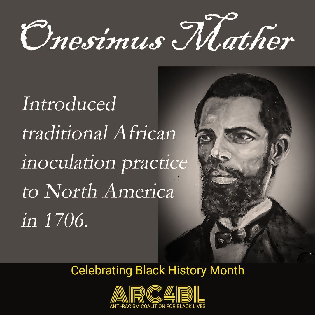 ARC4BL's tweet photo. Onesimus Mather introduced traditional African inoculation practice to No. America in 1706.
Source: WaPo: https://t.co/kKKCNEqGvU
#BlackHistoryMonth #BlackFamily #BlackHistoryEveryday #BlackHistoryIsAmericanHistory #OnesimusMather #ThoseWhoCameBefore #BlackHealers #ARC4BL https://t.co/sn0mOPUvqq