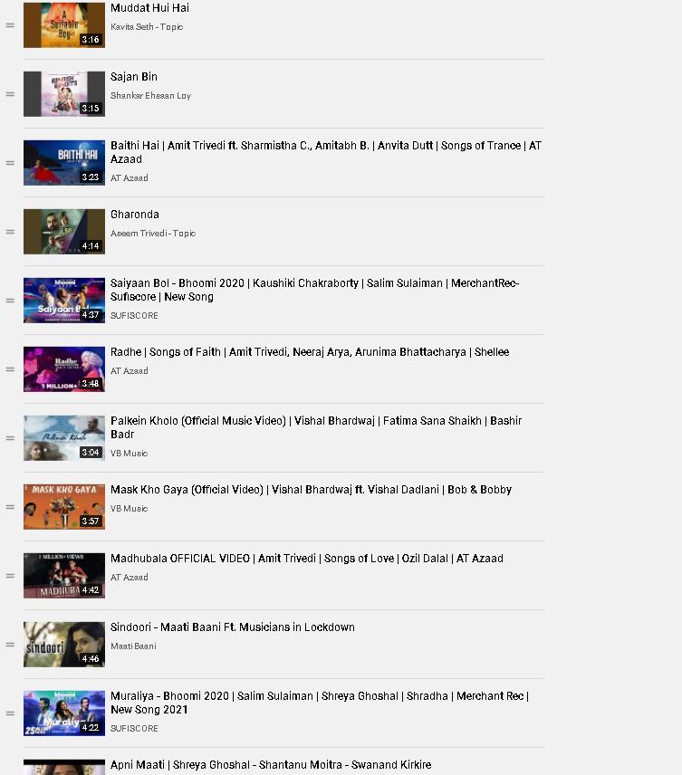 p1j's tweet photo. A Glimpse at Top Non-Film songs as per ratings of #RMIM Jury for #RMIMPuraskaar 2020
-Detailed list here with Jury Ratings & Comments on individual songs
https://t.co/9mSoVUGhji
-Also check the Long List, Songs nominated but not Shortlisted for Top List
https://t.co/1cuipQQ77I https://t.co/qOPbvmrRfd