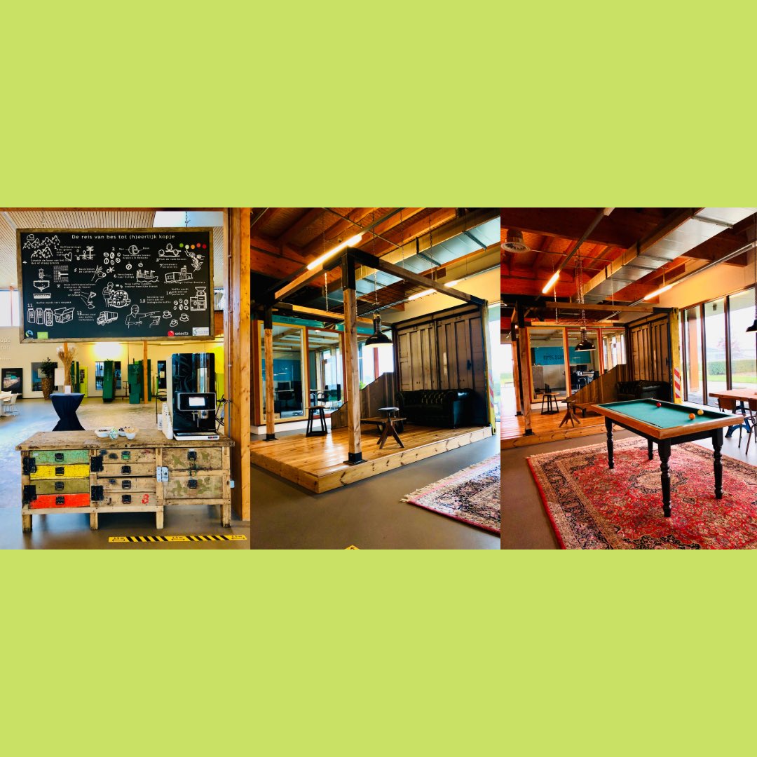 Afgelopen zomer hebben wij onze koffiehoek circulair ingericht. Het concept is bedacht door Paras Concepts, bij elkaar gezocht door (S)Old Antiques en aangevuld met heerlijke fairtrade en biologische koffie van Selecta.

☕️☕️☕️

#CirculaireEconomie
#Circulair
#Duurzaam