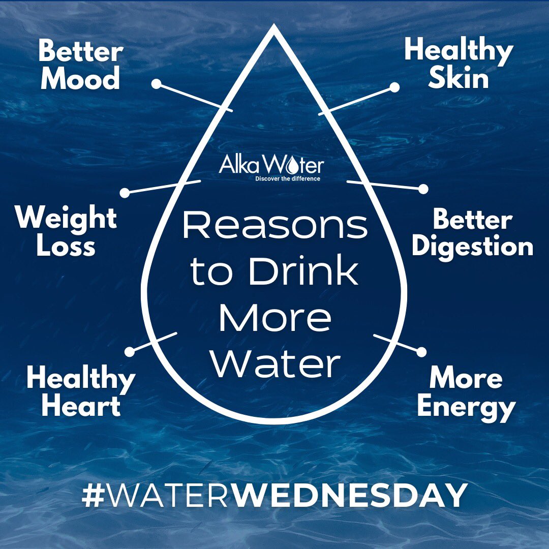 It’s all about hydration!

#stayhydrated #drinkwater #alkawater #drinkmorewater #bettermood #preventheadaches #weightloss #healthyskin #betterdigestion #healthyheart #healthyliving #morenergy #energyboost #stayactive #waterwednesday #watersoftener #reverseosmosis #gta #shoplocal