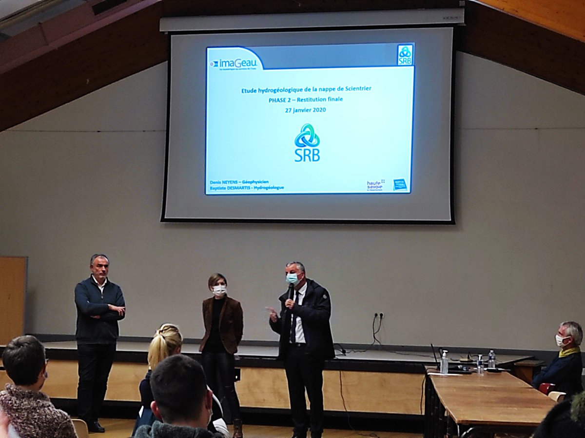 Le 28 janvier la phase 2 pour l’extension de la station d’épuration de Bellecombe du Syndicat des eaux Rocailles #Bellecombe (SRB) s’est officiellement terminée. 
Le bureau d'étude d'imaGeau est fier d'avoir accompagné le SRB dans la connaissance de sa ressource eau souterraine.