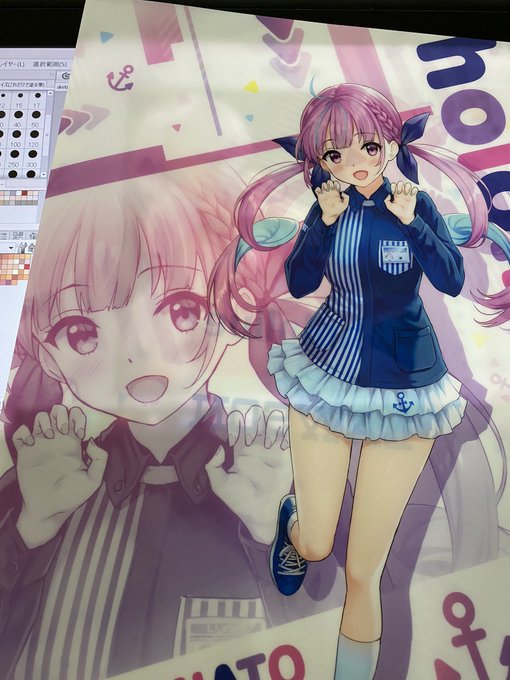 ローソンのやつ、もらってきたー☺️
大きなあくあちゃん💕

#ホロローソン 