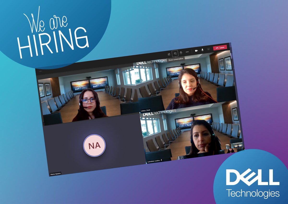 Physical limitations have been removed to match fresh talented job seekers with our inclusive and diversity-minded company. Representing Dell Technologies at HEM's virtual Job Fair today. 

#Iwork4Dell