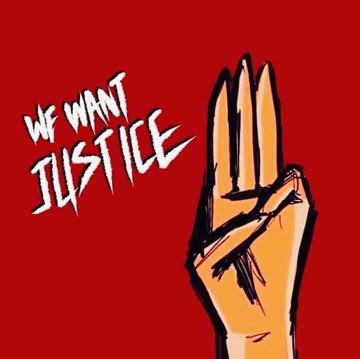 moe_everest's tweet photo. We want justice... We want justice! Let justice be served 💙❤️🙌🏻🕊

#SaveMyanmar
#SaveBurma
#RejectTheMilitary
#WeNeedDemocracy
#HelpUsAndSupportOurLeader #aungsansukyi https://t.co/CzhNzxJNDz