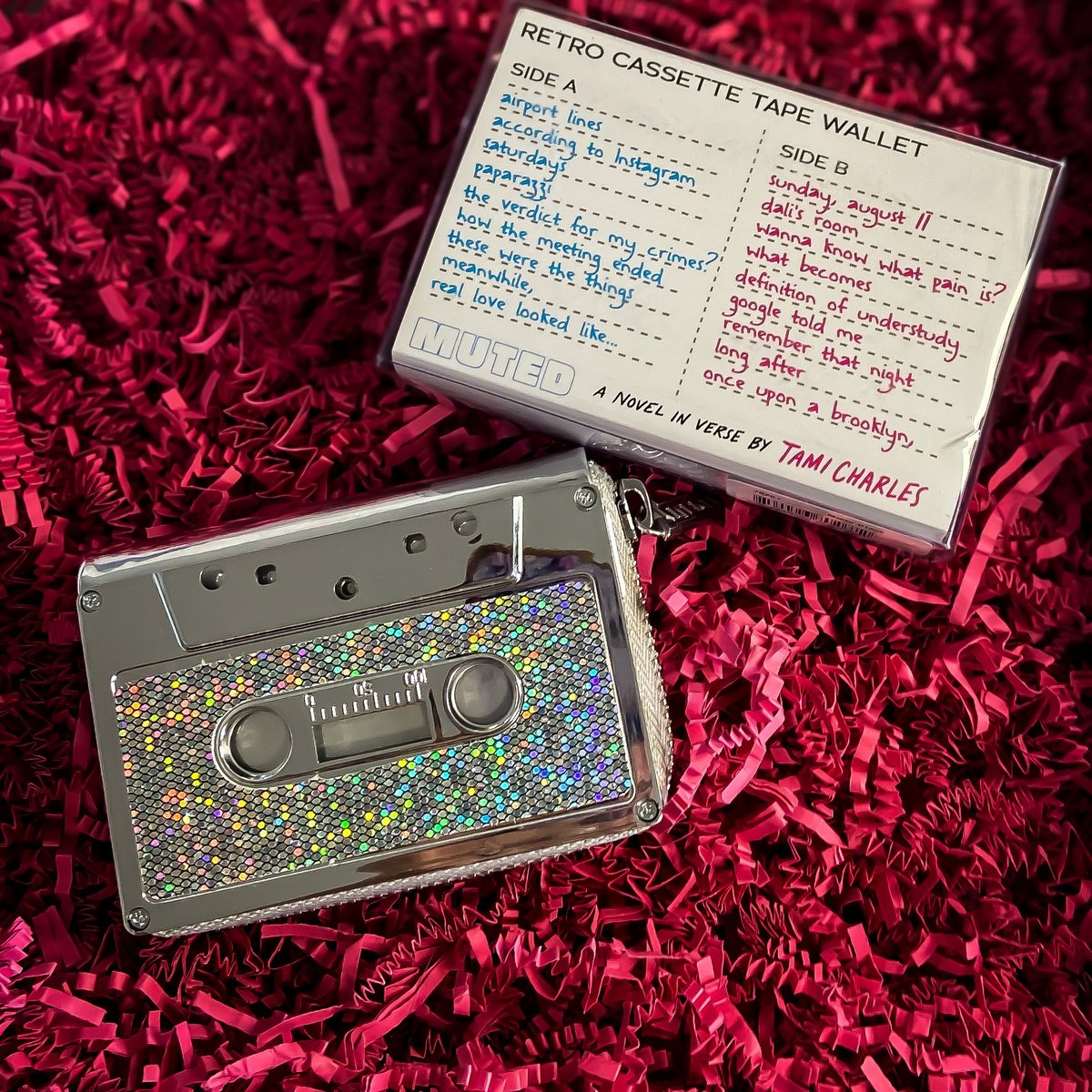 ireadya's tweet photo. ✨ GIVEAWAY! ✨ RT &amp; Follow for a chance to win this INCREDIBLE #ReadMuted box! 🤩

No purchase necessary. US only. Deadline to enter 2/10/21. Box includes a copy of Muted by @TamiWritesStuff, a mini bluetooth speaker, and a cassette wallet. Full Rules: https://t.co/Dvg2GmRfar https://t.co/FcbHPvq08L