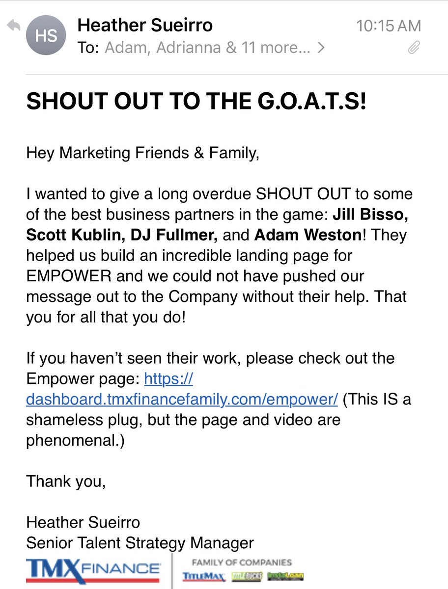Not many people can say that they love what they do and love who they work with on a daily basis...but I CAN! 🥰❤️💙#TMXCareerLove <a href="/TMXCompanies/">TMX Companies</a>