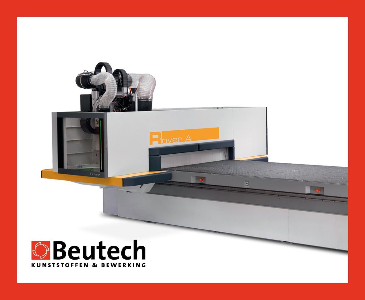 Onze nieuwe 3-assige CNC-gestuurde freesmachine!
➡️ Een grote vlakke rastertafel 4300x2205mm
➡️ Maximaal te bewerken opp. 4000x2000mm
➡️ Maximaal te bewerken hoogte van 250mm
Benieuwd naar de mogelijkheden? Daag ons gerust uit…
👉 verkoop@beutech.nl of bel ons op (0)521-343536.