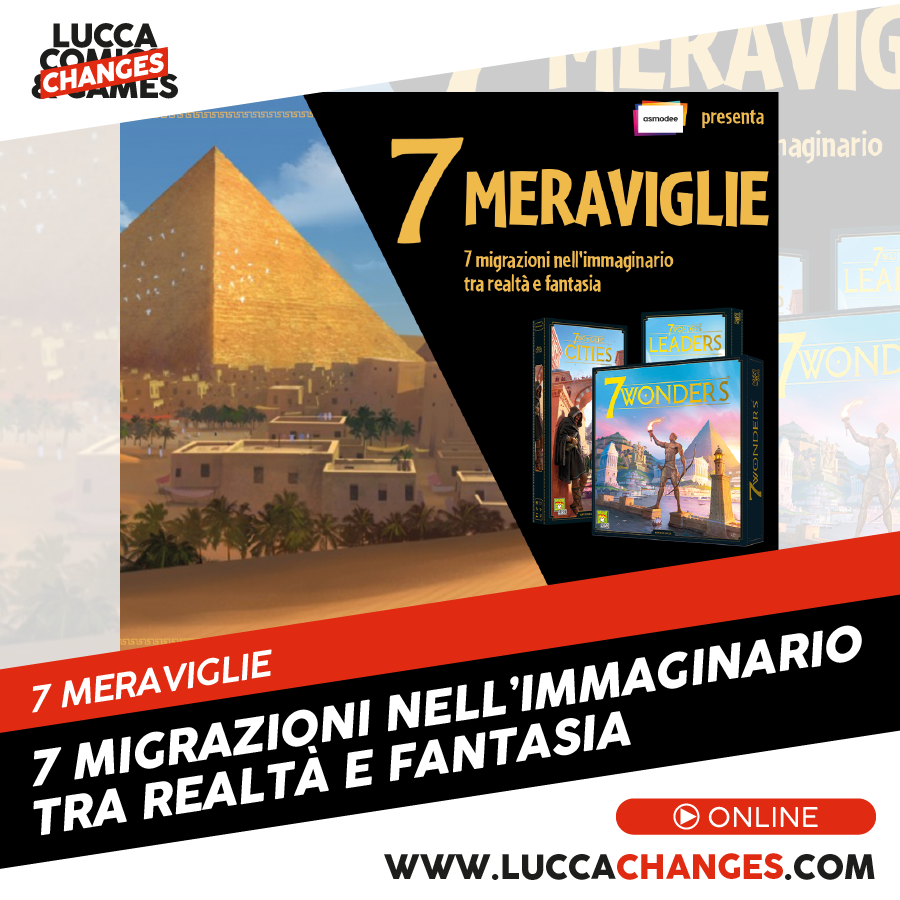 LuccaCandG's tweet photo. Una chiacchierata con il Professore Luca Raina, che utilizzando il gioco da tavolo 7 Wonders accompagna i ragazzi di Crossover Universo Nerd e il pubblico di #LuccaChaNGes alla scoperta delle 7 meraviglie del mondo antico
👉Guardate il video: https://t.co/EqiKQbitPF https://t.co/m93RC8NeR5