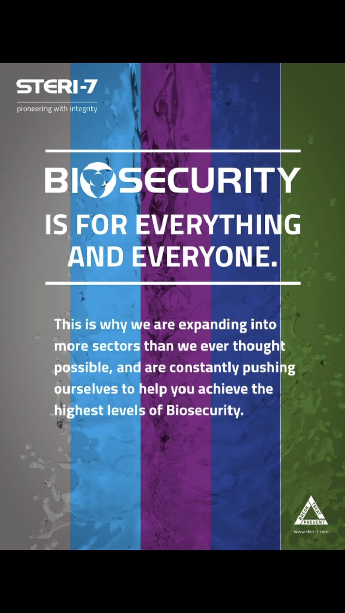 SentinelEquine's tweet image. #BIOSECURITY is for everything and everyone 

#Steri7Xtra #disinfectant #protectingpeople