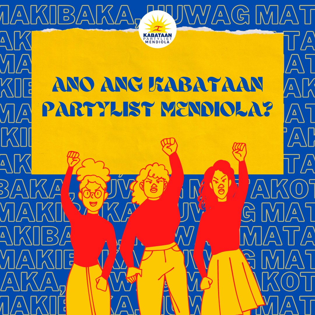KPLMendiola's tweet photo. 'W̶a̶g̶ ̶n̶a̶n̶g̶ pag-usapan ang mga negatibong pangyayari 😩✊

Sa patuloy na paglala ng kalagayan ng lipunan, panahon na para makipagkaisa ang kabataan laban sa pananamantala ng pasistang estado!

Magpa-organisa at sumali sa KPL Mendiola!

SIGN UP: https://t.co/TM3qy6RHPJ https://t.co/luNJjLSla9