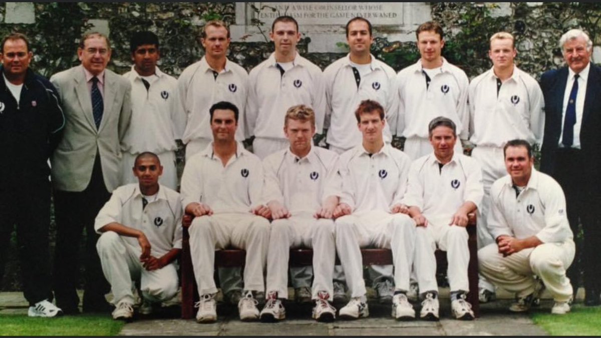 phoffmann555's tweet photo. 2001 @HomeOfCricket @CricketScotland v MCC @Katchetman @MajidHaq @StuDavo99 @dlockhart1012 @jebrinkley Good game, but @mattmaynard25 took the game away from us, belting a ton! https://t.co/KOyuPVhj2u