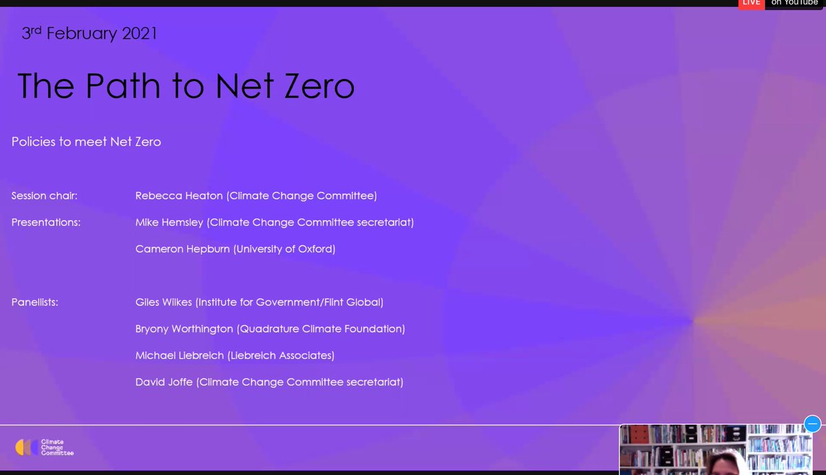 Fantastic webinar from  @theCCCuk this morning on the policy challenges around the path to  #NetZero - my key learnings/takeaways this morning in a short thread 