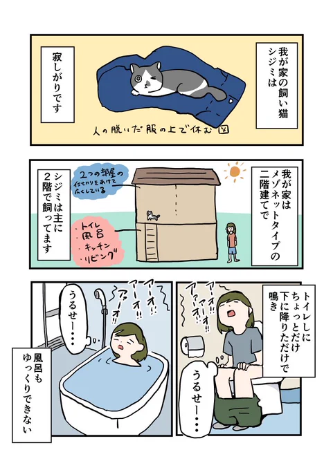 めんどくさい女(ねこ)?
#エッセイ漫画 #猫のいる生活 