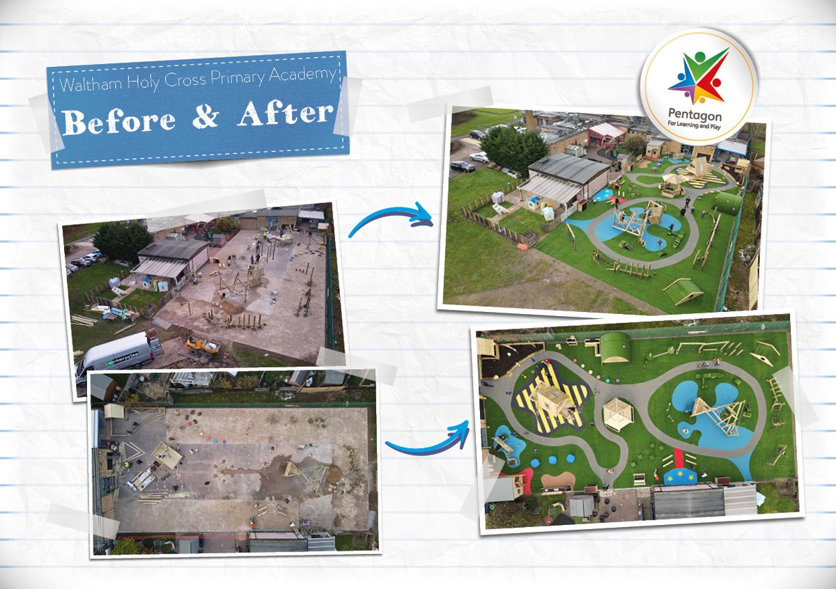 PentagonPlayUK's tweet photo. A stunning playground transformation... https://t.co/ZwVAN4HJzv