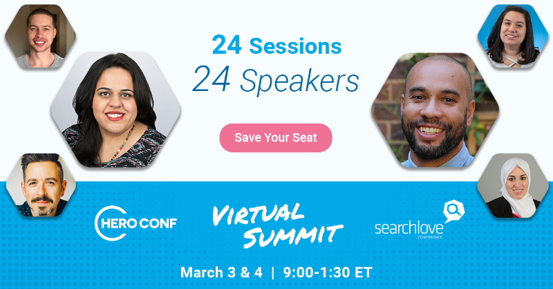 heroconf's tweet photo. Tickets to our virtual summit are selling fast! Register by Feb 12 to grab an early bird seat for just $79. We're bringing together 22 experts to share their latest knowledge and expertise over 2 half-days on March 3 &amp; 4.