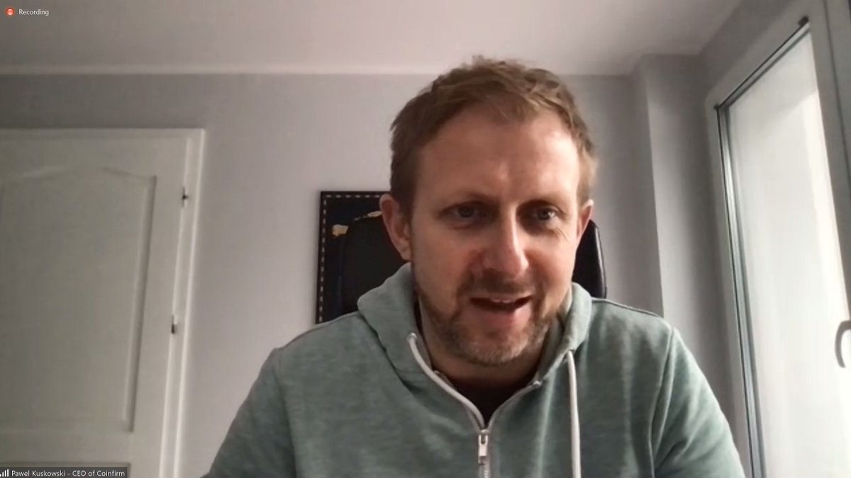 "Out of three VCs on this panel, two are focused on Blockchain, so we're in a pretty good spot.

We analyse data related to crypto transactions, and apply our algorithm for outcomes related to asset tracing and compliance."

- <a href="/kuskowskipawel/">Pawel Kuskowski</a> of <a href="/Coinfirm_io/">Coinfirm</a>

#Fintech #Blockchain