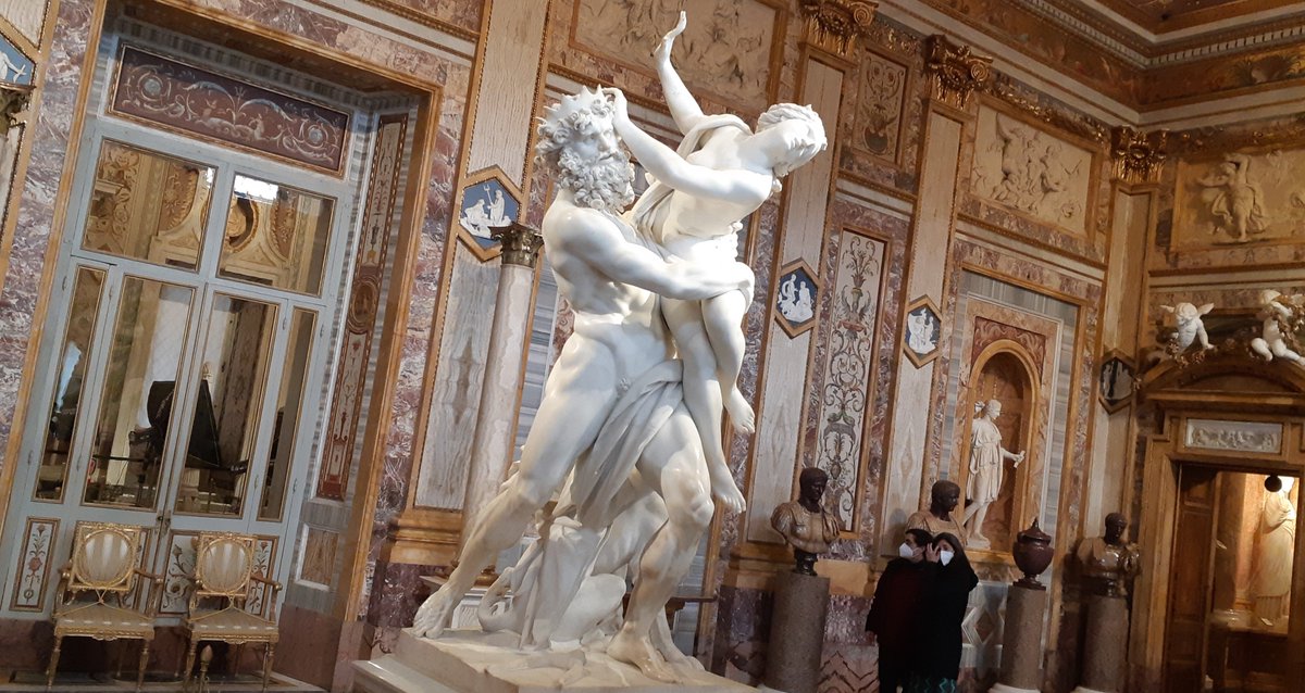 #VillaBorghese 03.02.21 #GalleriaBorghese #Rome  #Bernini