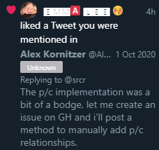 It looks like <a href="/AlexKornitzer/">Alex Kornitzer</a> and I have a sexy and lonely fan. Guess she is also into #malware parent/child relations. I hope she's going to contribute on #github too. 🙃🤦‍♂️