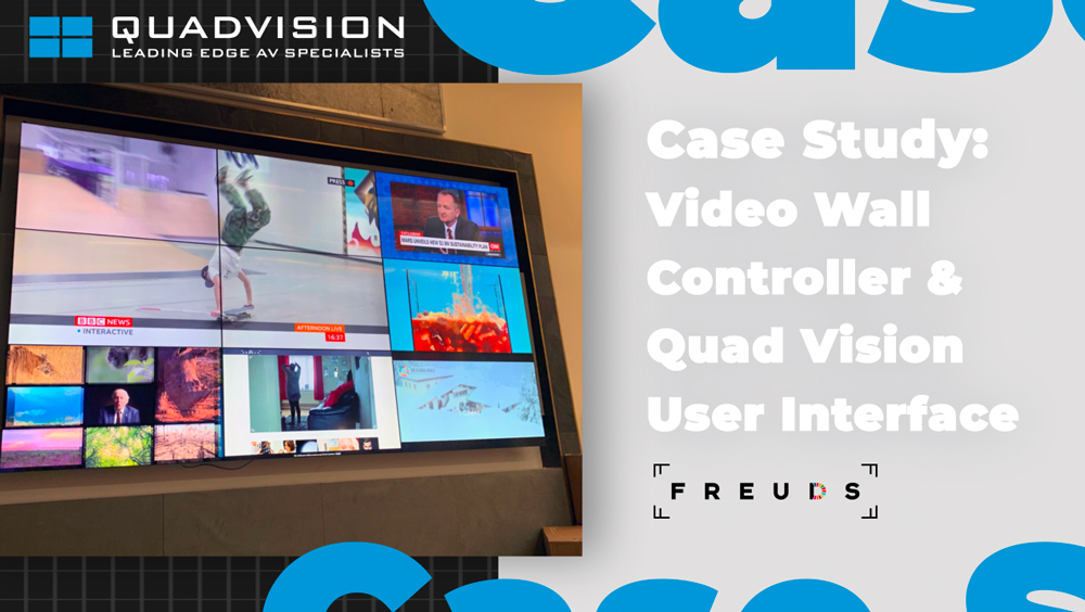 QuadVision1's tweet image. New Case Study Alert!

Learn about our brand-new Video Wall Controller coupled with the Quad Vision User Interface for communications &amp;amp; public relations firm Freuds after the jump...

quadvision.co.uk/case-study-fre…