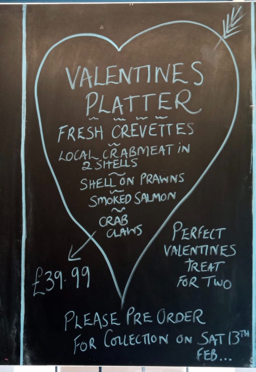 BembridgeFish's tweet image. Taking orders for platters for Valentine’s Day. 
01983 875572