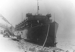 Well, the four chaplains have names, which I will come to. On 23 January 1943, an American passenger ship, the SS Dorchester, left New York, in Convoy SG19, escorted by three US Coast Guard cutters. Bound for Greenland.