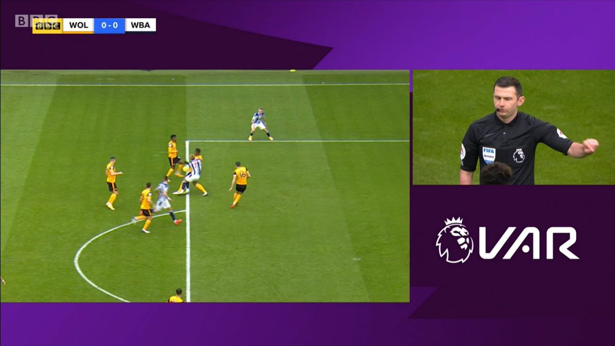 You can see from these examples that contact with the attacking player was deemed on the line. In the case of the WBA penalty, there was contact on the foot outside the box, but also contact with the right leg which was on the line.