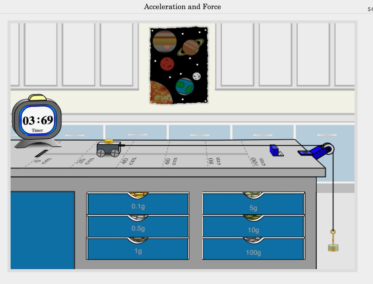 FlashyScience's tweet photo. Have you always run the #GCSE #physics experiment relating mass, force and acceleration using masses on a trolley .... on Earth?
Ever wanted to run it under the gravity of Mars or the Moon without the travel costs?
A new #flashyscience experiment will be available soon! https://t.co/sDM7KaMkyP