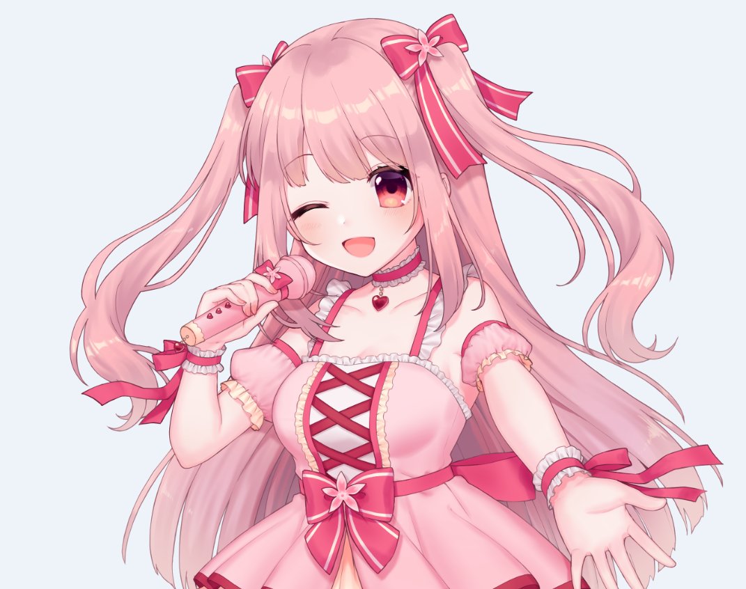 小花衣ももみ 28日3 周年 ツーサイドアップ最強だよな わかるよ とくにvtuberの小花衣ももみちゃんがな ピンク髪でロリ巨乳で光の戦士でオススメだぜ ツーサイドアップの日 T Co 8yakettjdt Twitter