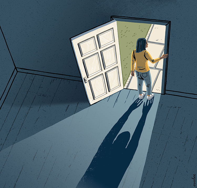 Some of my recent #illustrations for <a href="/ObserverUK/">The Observer</a> magazine on themes of self and wellbeing #editorialillustration #wellbeingwednesday #mentalhealth