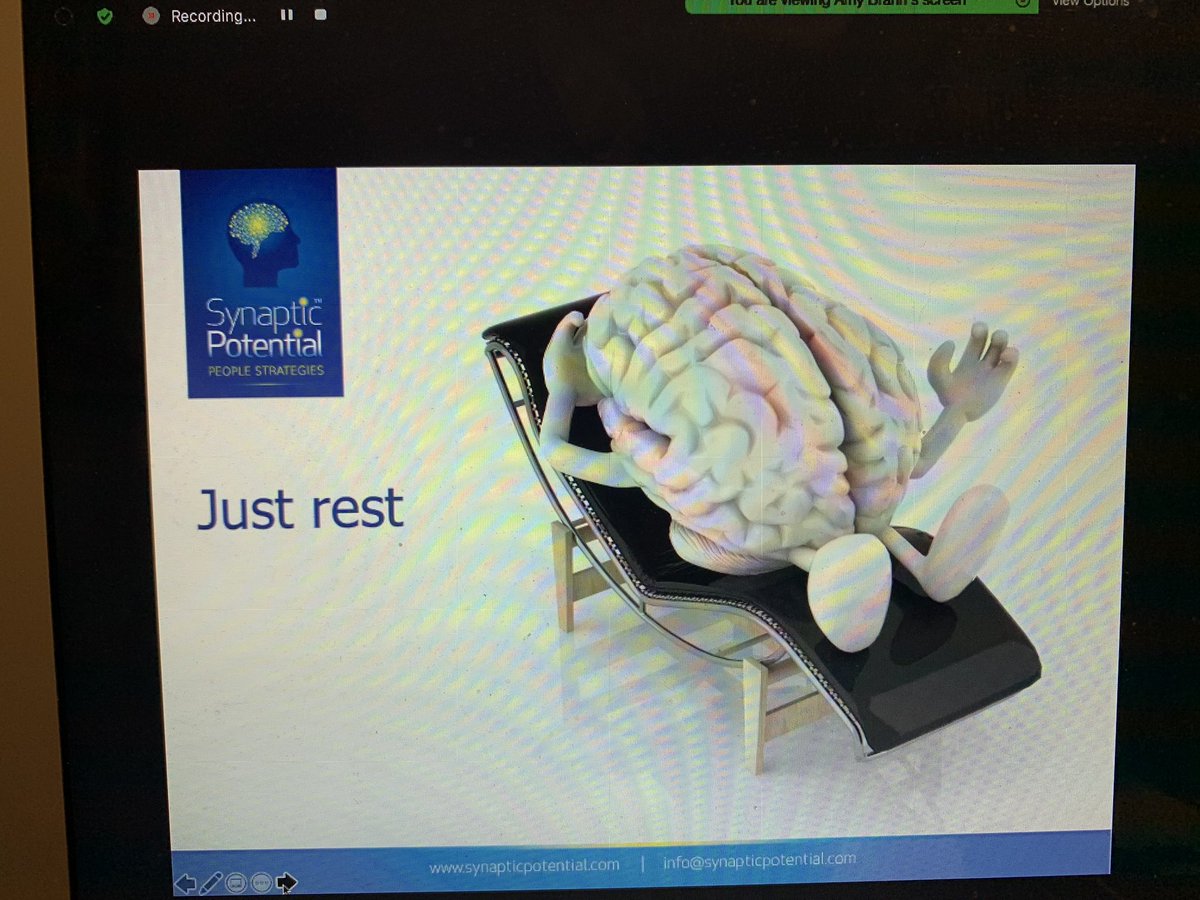 mindworkmatters's tweet photo. Our brains absolutely need rest, try to do a mental check in everyday. How can we put markers in our day to pause. #EdPeopleMH @Amy_Brann @TheEdPeople @SchoolImprovCPD https://t.co/EjeBUWHssB