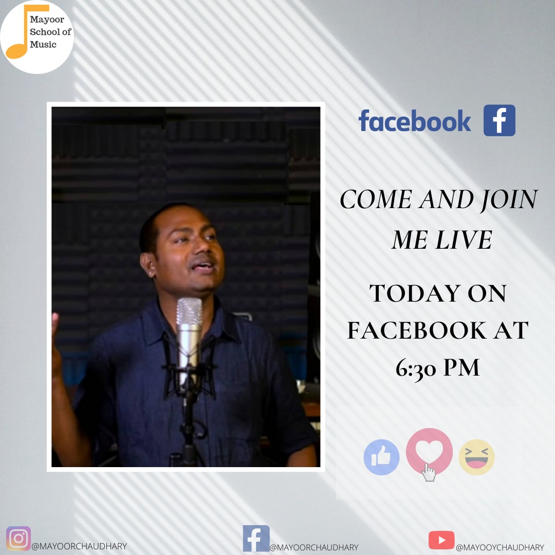 MayoorChaudhary's tweet photo. Don't miss the live session with me 😊

facebook :- https://t.co/hXn6J2B1ZW

#musicschool #mayoorschoolofmusic #mayoorchaudhary #singinglessons #singinglessonsonline #singinglesson #naturalsinging #singingtips #singingtipslive #singing #singingteacher #singingclasses https://t.co/nKtZzDqlms