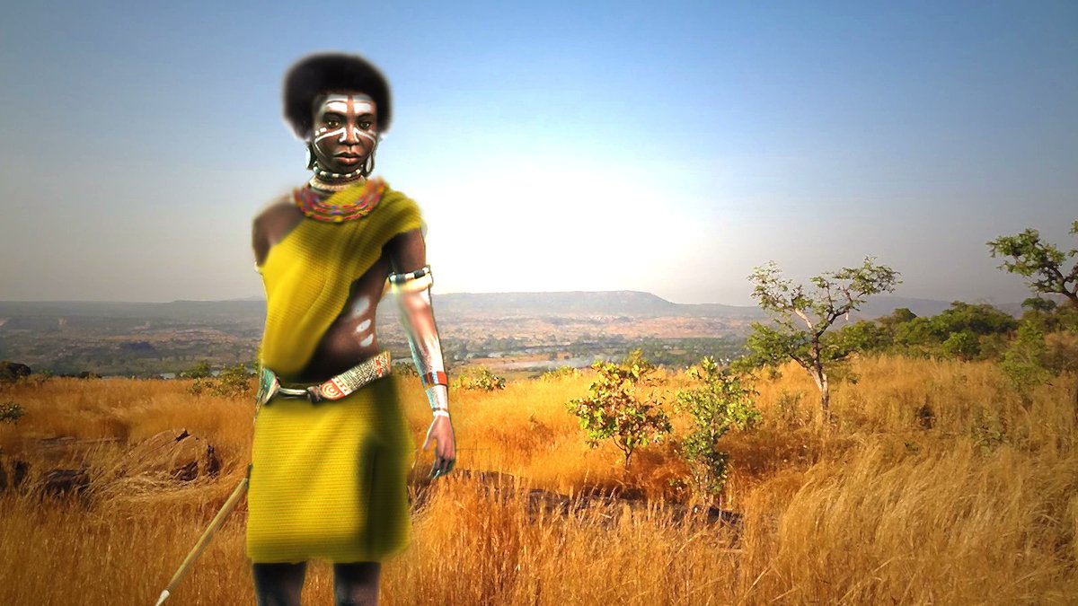 The Mossi Kingdoms had their start in the 11th century and remained powerful until the end of the 19th century. Yennenga was a Mossi princess who fought alongside her father as a warrior. There is a famous story in which she fled her home disguised as a man and riding a horse.