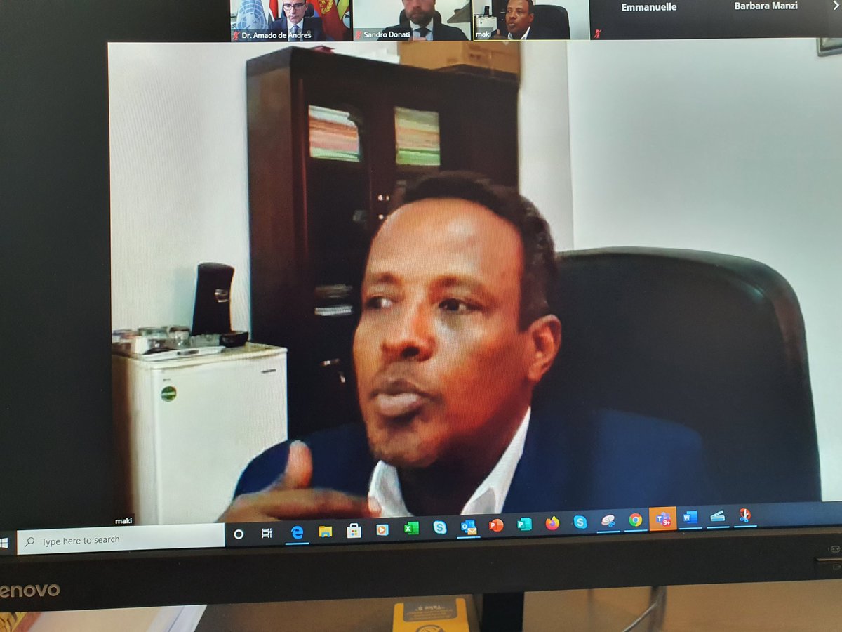 Amado_de_Andres's tweet photo. #HappeningNow : @UNODC_EA exchange with @Djibouti on the 2021 work plan: #BetterMigrationManagement; @AIRCOP_UNODC; @UNODC_WCO_CCP; and the fight against TOC, drug trafficking & counter-terrorism. Kudos to the Min. Of Justice & Interior; @Barbara_Manzi_ & @MiwaKatoEmpower https://t.co/1WdvWVNgSy