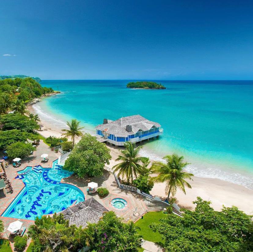 Today, my team &amp; I reopen two additional resorts in the #Caribbean. I am proud to announce the reopening of ‘Sandals Ochi Beach Resort’ in #OchoRios #Jamaica, and ‘Sandals Halcyon Beach’ in #StLucia. Congrats to my incredible teams, we can’t wait to serve our customers.