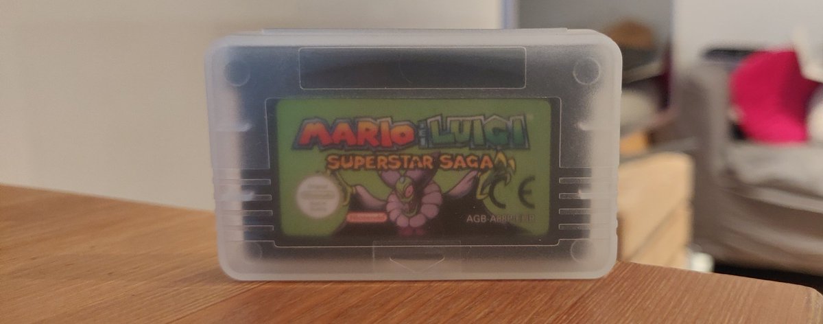  #100Games100DaysDay 14/100: Mario & Luigi Superstar Saga ( #GBA, 2003)Hands down my favourite RPG ever. Genuinely funny and the high point for a series that has never topped the original.Unless you abuse some items, the final boss will chew you up though. Sheesh.