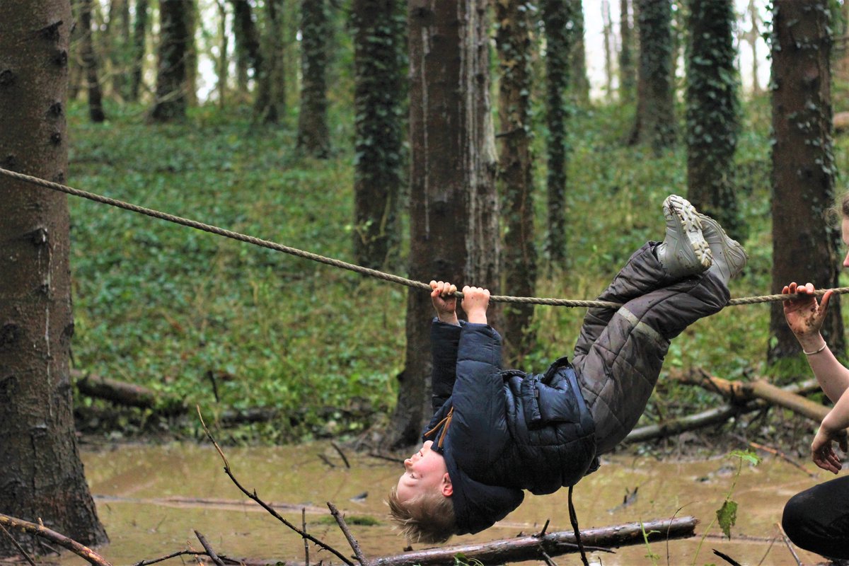 Great physical session in the forest with our educator, Kimi. #forestschool #outdoorlearning