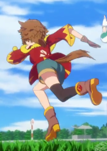 ブレスオウンダンス（イブキマイカグラ） 2話の菊花賞2着娘 イブキマイカグラ蹄鉄競馬ゼッケン厩舎ウマ娘