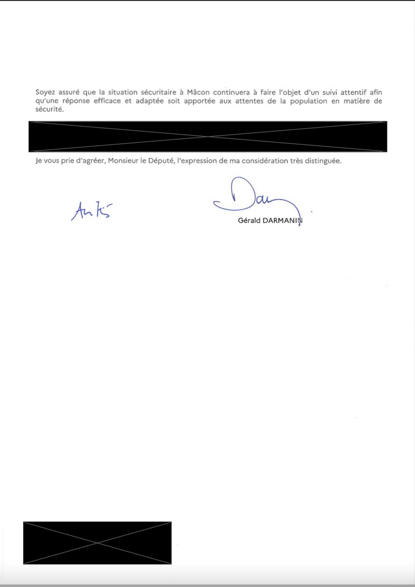 👮✅ Après plusieurs mois de travail, le Ministre de l'Intérieur <a href="/GDarmanin/">Gérald DARMANIN</a> a répondu favorablement à ma demande de policiers supplémentaires à <a href="/VilleDeMacon/">Mâcon</a>.

Merci au Ministre pour son écoute et son action ainsi qu'au <a href="/Prefet71/">Préfet de Saône-et-Loire</a> pour son soutien actif.

👉lejsl.com/politique/2021…