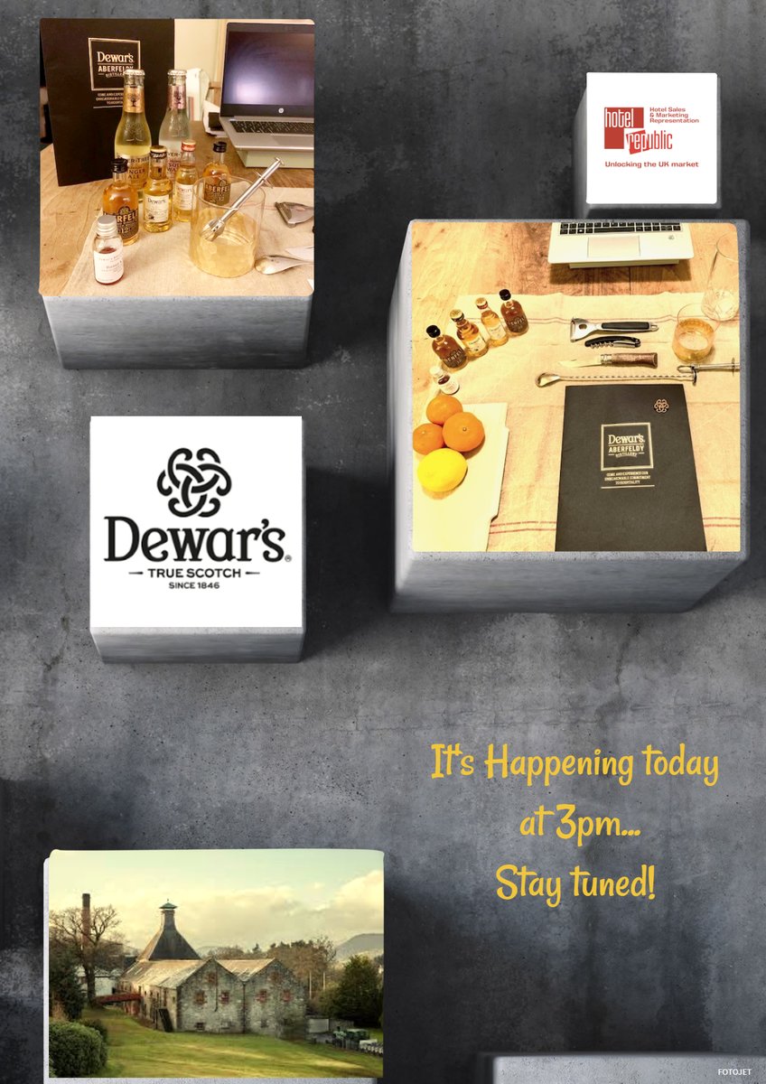 Isabelle Pelosse (@isapelosse) on Twitter photo It's today... at 3pm! Stay tuned!
#bacardibrandhomecollections and <a href="/hotelrepublic/">hotel republic</a> are welcoming their guests for the new <a href="/DewarsAberfeldy/">Dewar's Aberfeldy Distillery</a> virtual cocktail masterclass.
We are getting impatient to share a good spirit!
Enquire: isa@hotelrepublic.com
#HomeOfDewars #DewarsLive It's today... at 3pm! Stay tuned!
#bacardibrandhomecollections and <a href="/hotelrepublic/">hotel republic</a> are welcoming their guests for the new <a href="/DewarsAberfeldy/">Dewar's Aberfeldy Distillery</a> virtual cocktail masterclass.
We are getting impatient to share a good spirit!
Enquire: isa@hotelrepublic.com
#HomeOfDewars #DewarsLive