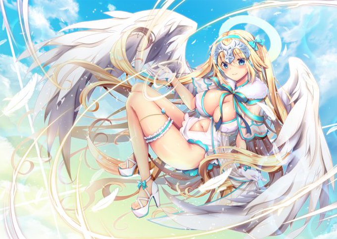 水着最終再臨のジャンヌはツーサイドアップだね🐬
#ツーサイドアップの日 