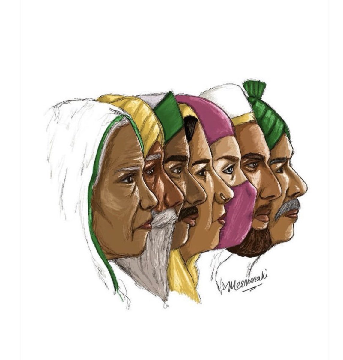 The faces of #Farmers 🌾 #FarmersProtest