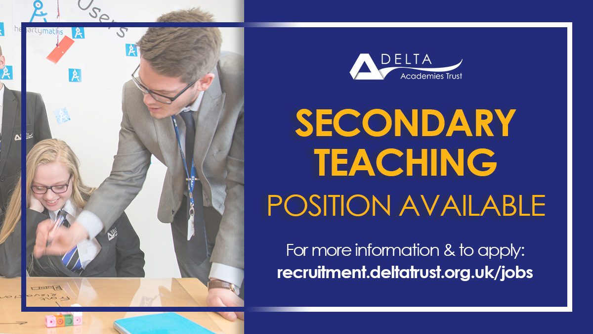 Delta Academies Trust Recruitment tweet media