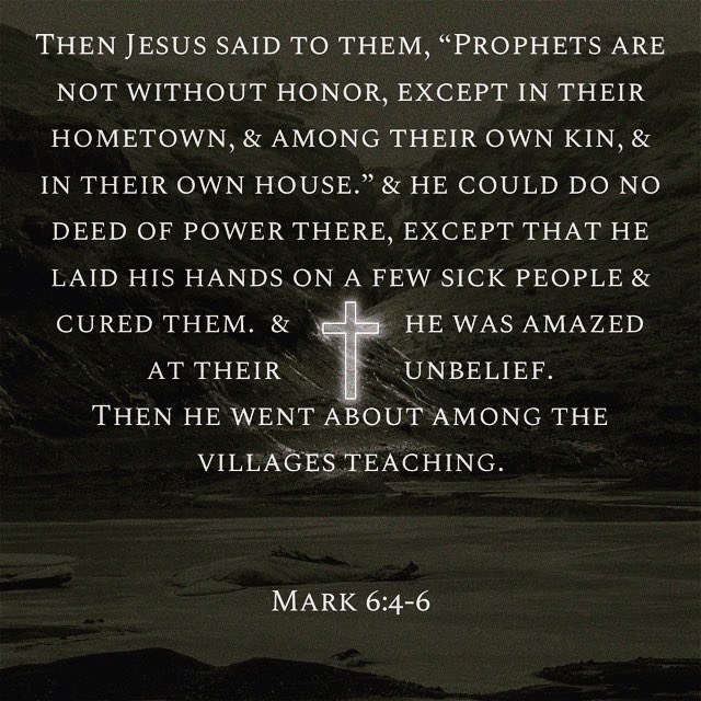 🙏🙌☝️✝️ ~ 2/3/21

1st Reading ~ Hebrews 12: 4-15
Psalm 105
Gospel ~ Mark 6: 1-6 

#bible #reading #pray #truth #hope #faith #love #blessed #holy #scripture #Jesus #God #father #son #holyspirit #gospel #praise #worship #christian #catholic #church #rosary #prayer #prayerwarrior